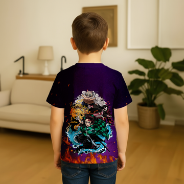 Demon Slayer Kids AOP Sports T-Shirt
