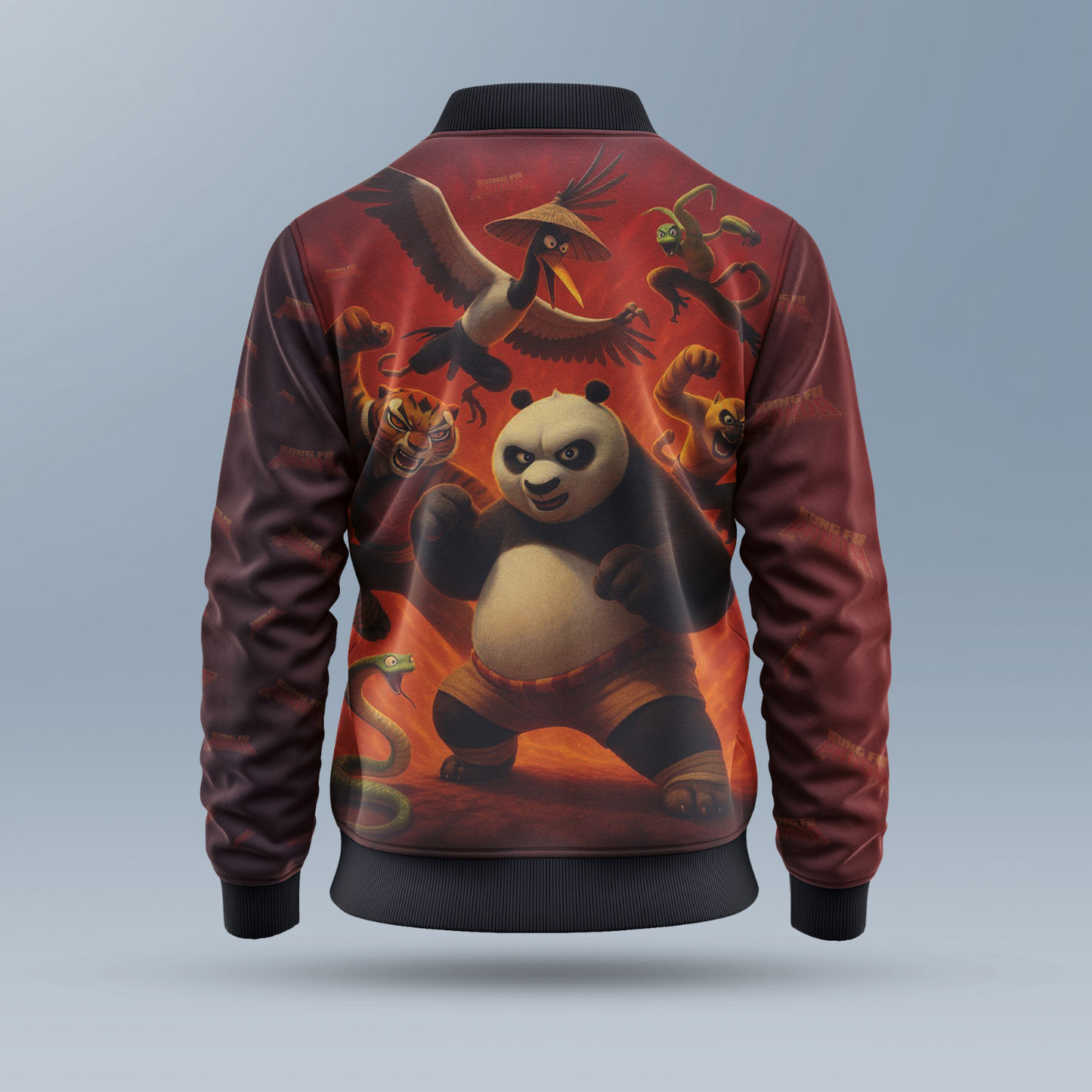 Kung Fu Panda Kids AOP Bomber Jacket