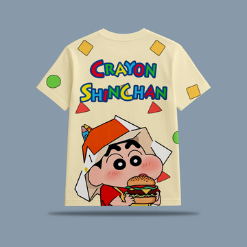 Shinchan & Shiro Kids AOP Sports T-Shirt
