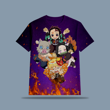 Demon Slayer Kids AOP Sports T-Shirt